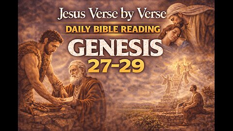 📖 Bible in a Year - Day 21: Genesis 27–29 (Deception, Consequences, and God’s Covenant Faithfulness)