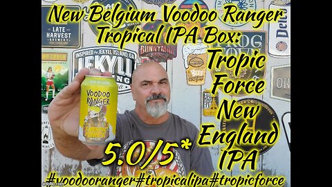 New Belgium Voodoo Ranger Tropical IPA Box: Tropic Force 5.0/5*