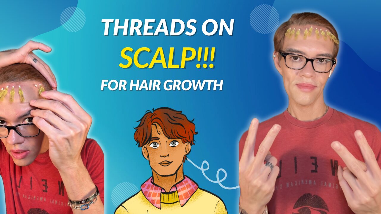 Threads on the scalp?! 😱 Heck ya! 💯 Threads do it all 👏 Promotes hair growth and much more! ✨ Code Robbie @ MeamoShop for 25% off till March 31st KST, Glamcosm for 30%, and Glamderma for 40% off till April 4th KST 🔥😱