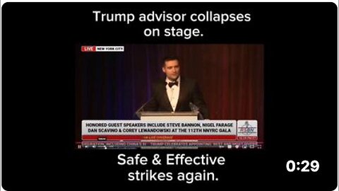 "27-Year-Old Trump Advisor Alex Bruesewitz Collapses On Stage"