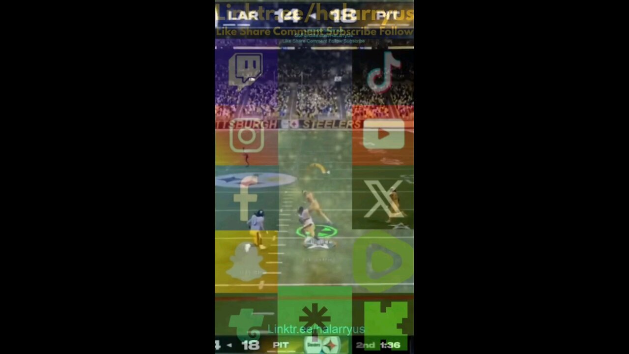 Pick 6 PIT 24 vs LAR 14 #AllMadden #Madden25 #NFLmadden #madden