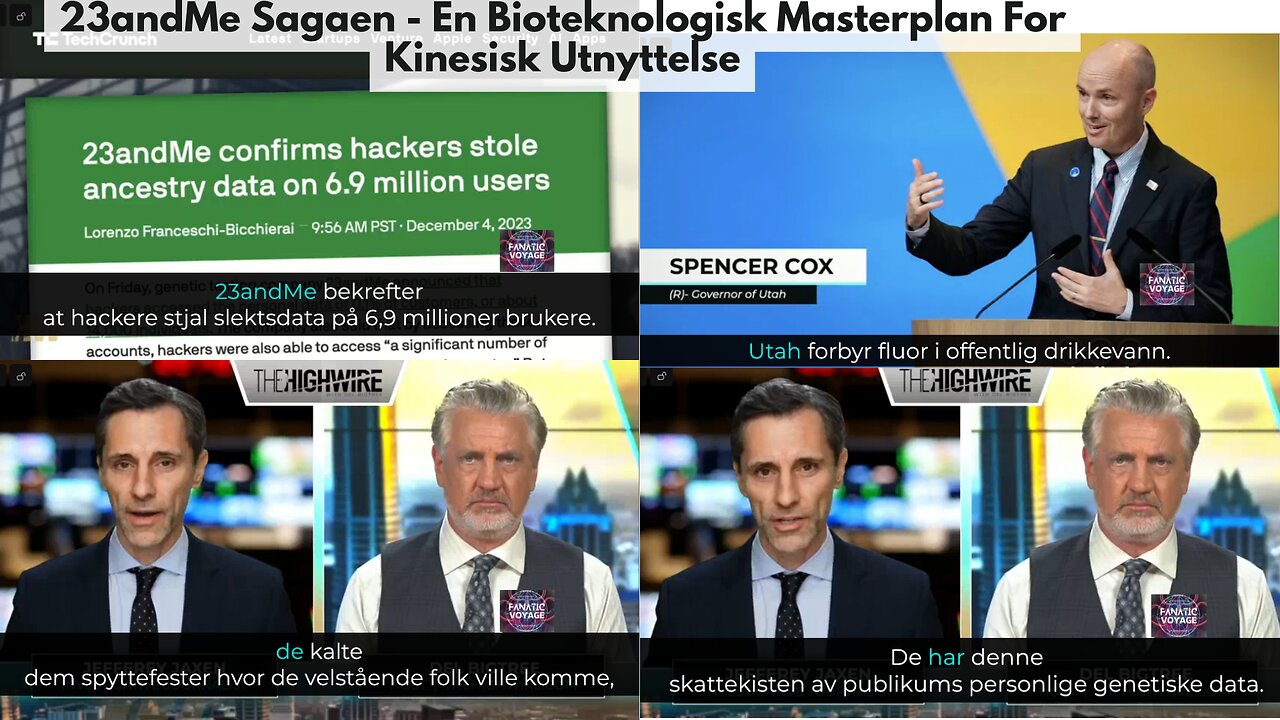 23andMe Sagaen - En Bioteknologisk Masterplan For Kinesisk Utnyttelse - Tesla Swatting