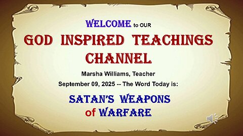 Satan's Weapons of Warfare