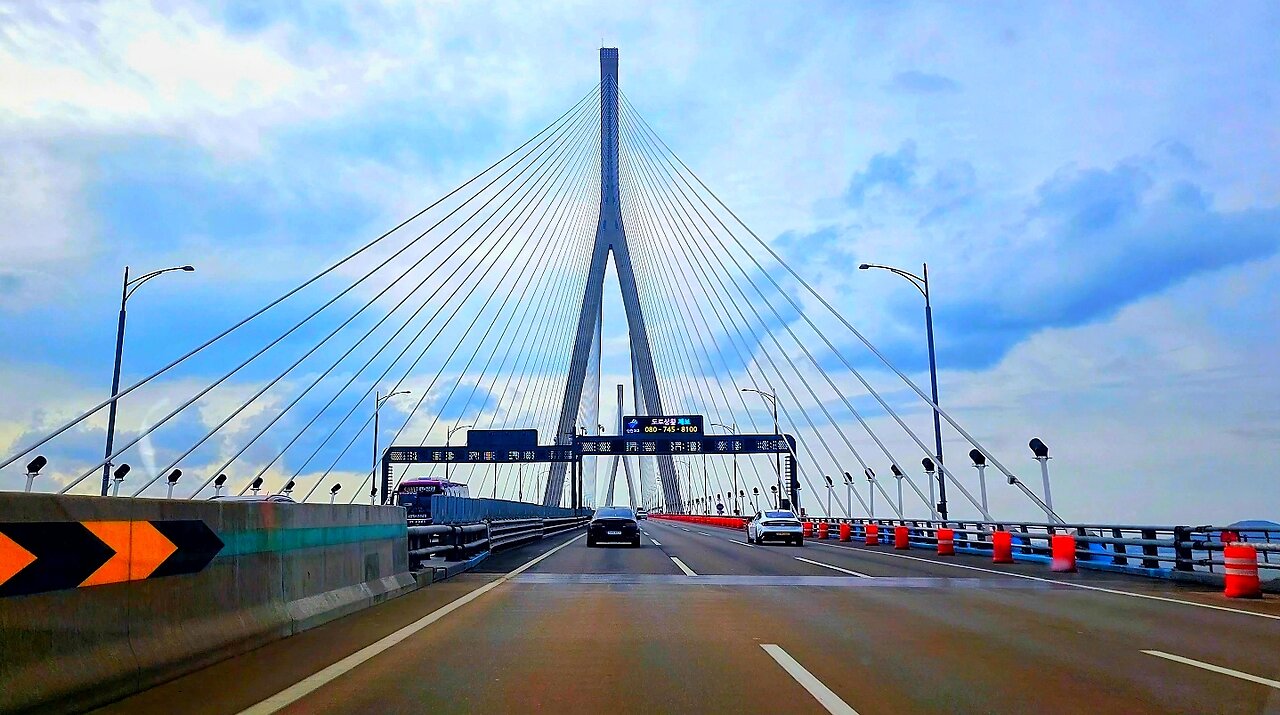 4K Drive to Incheon Airport | Relaxing Highway POV in South Korea