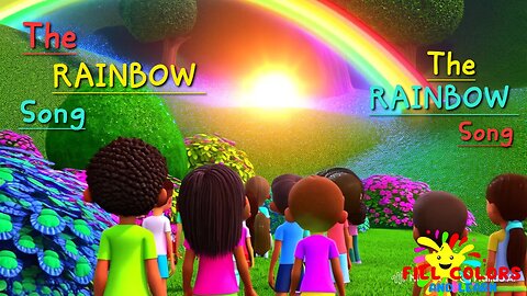 The Rainbow 🌈 Song | Newborn baby song and Nursery Rhymes | Fill Colors and Learn