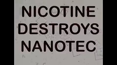 Nicotine Destroys NanoTech