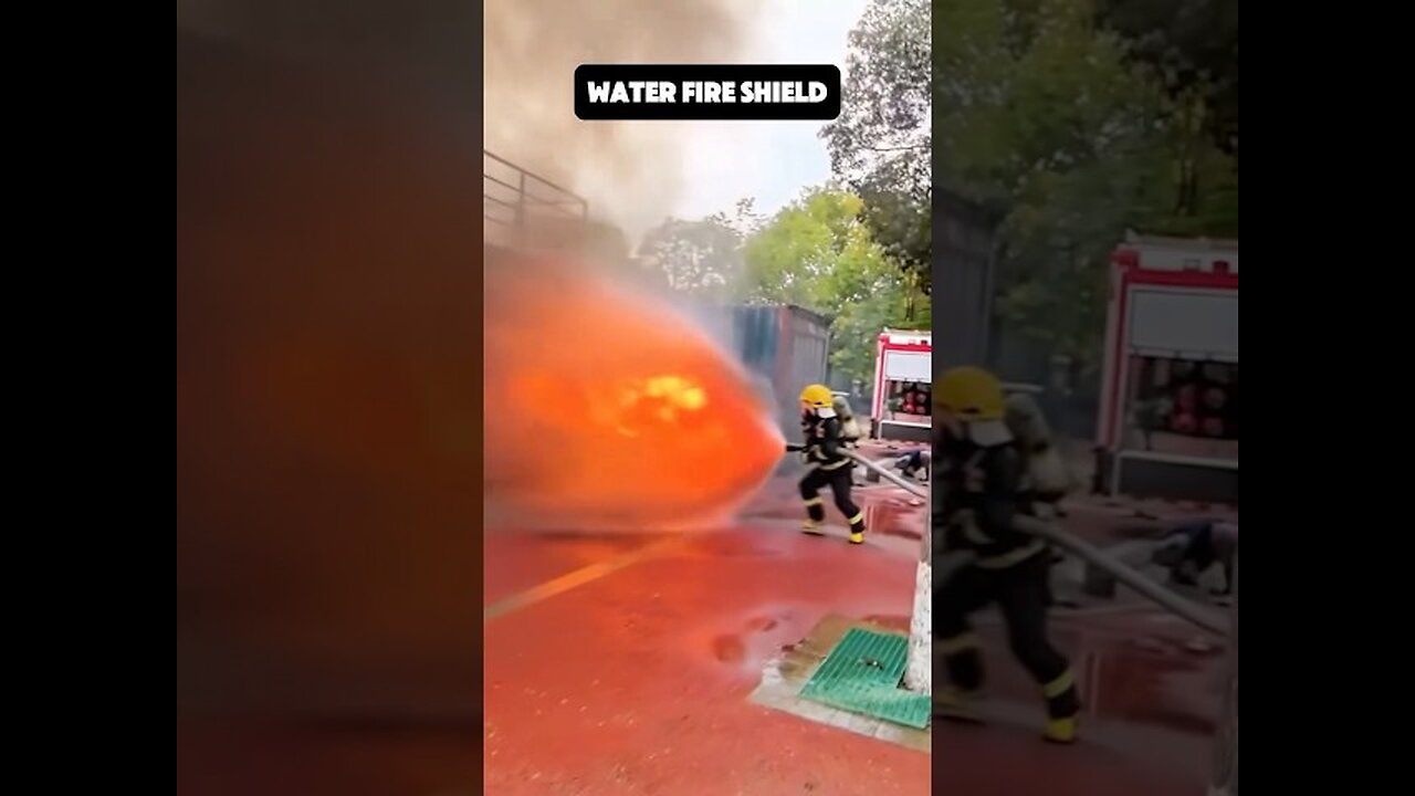Water always💦 beats fire🔥#firefighter