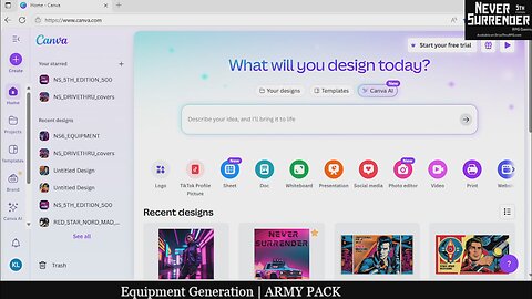 ARMY PACK | Equipment for Never Surrender