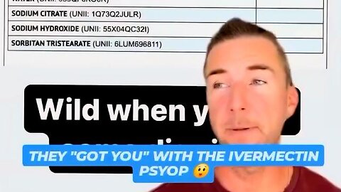 Exposing the Ivermectin psyop!