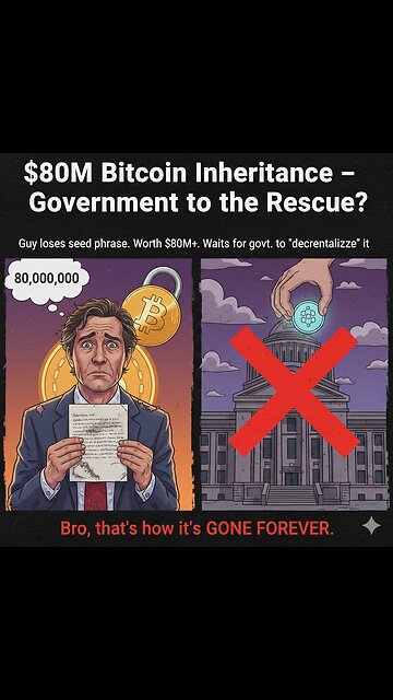 $80M Bitcoin Inheritance – Government to the Rescue?