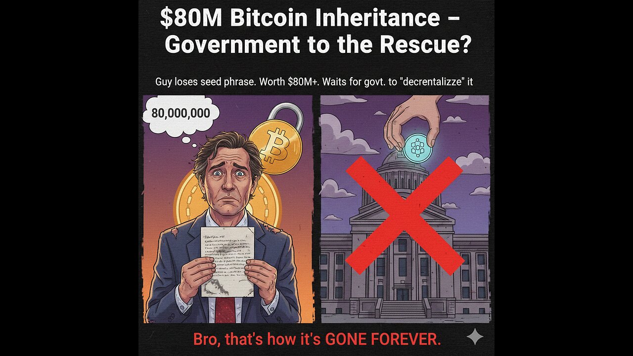 $80M Bitcoin Inheritance – Government to the Rescue?