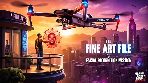 GTA V Online: The Fine Art File (Priority File) Facial Recognition Setup Solo!