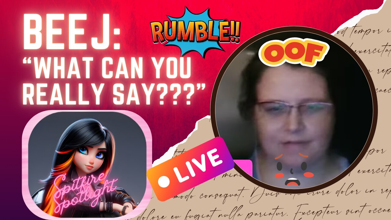 Beej: "What Can You Really Say???" 🤷‍♀️🤷‍♀️