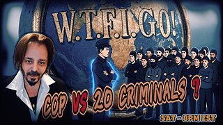 A COP VS "20" CRIMINALS????