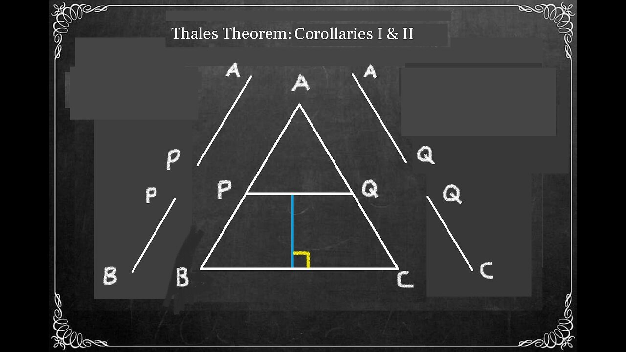 Thales Theorem: Corollaries I & II