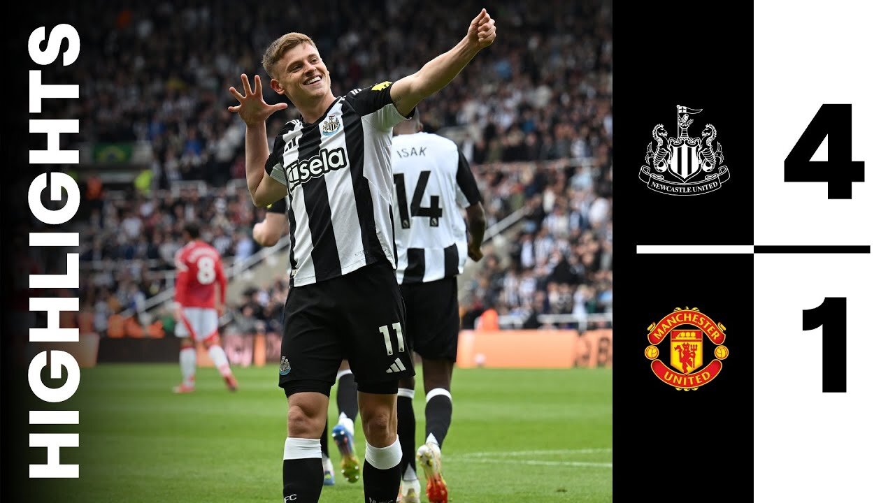 Newcastle Humiliate Manchester United 4-1 | PL Highlights