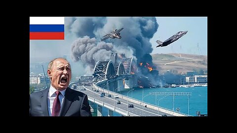 1 minute ago, US F-35 fighter jets drop 10-tonne bomb on KRUSK bridge