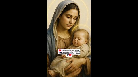 ✝️✨“For unto us a Child is born, unto us a Son is given.” – Isaiah 9:6✨✝️ #amen #ytshorts #shorts