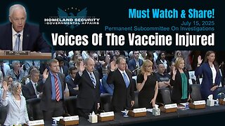 Voices Of The Vaccine Injured (U.S. Senate Permanent Subcommittee On Investigations, July 15, 2025)