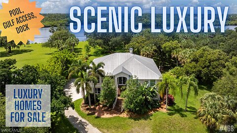 EXPERIENCE THE BEST OF OLD FLORIDA | waterfront, dock, pool | Fort Myers | LUXURY HOMES in SWFL