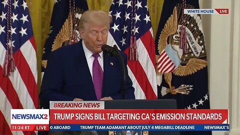 'They can't believe what's happening': Donald Trump reverses California's emission standards