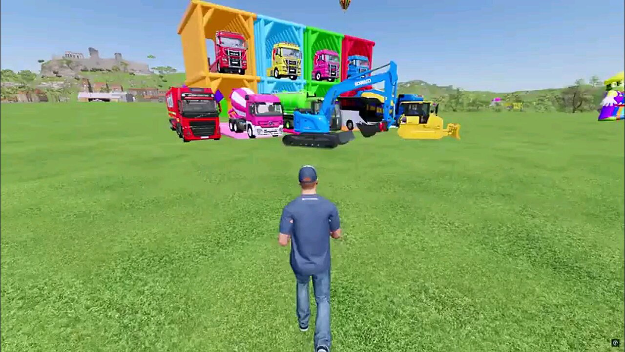 Dump Truck, Mixer Truck, Damkar, Tayo, Truk Tangki, Truk Sampah, Mobil Tentara, Kereta, Truk Pasir