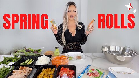 HOT GIRL MAKE SPRING ROLLS WITH RICE PAPER WAYS (VIETNAMESE VEGAN TEMPEH)