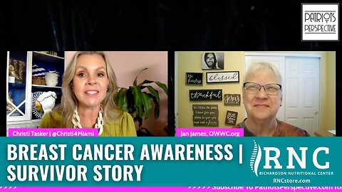 Breast Cancer Awareness | Survivor Story 🎗 (Patriots Perspective/Christi Tasker w/ Jan James)