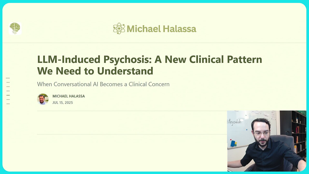 LLM-Induced Psychosis: A New Clinical Pattern We Need to Understand - Article Review