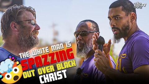 THE WHITE MAN IS SPAZZING OUT OVER BLACK CHRIST