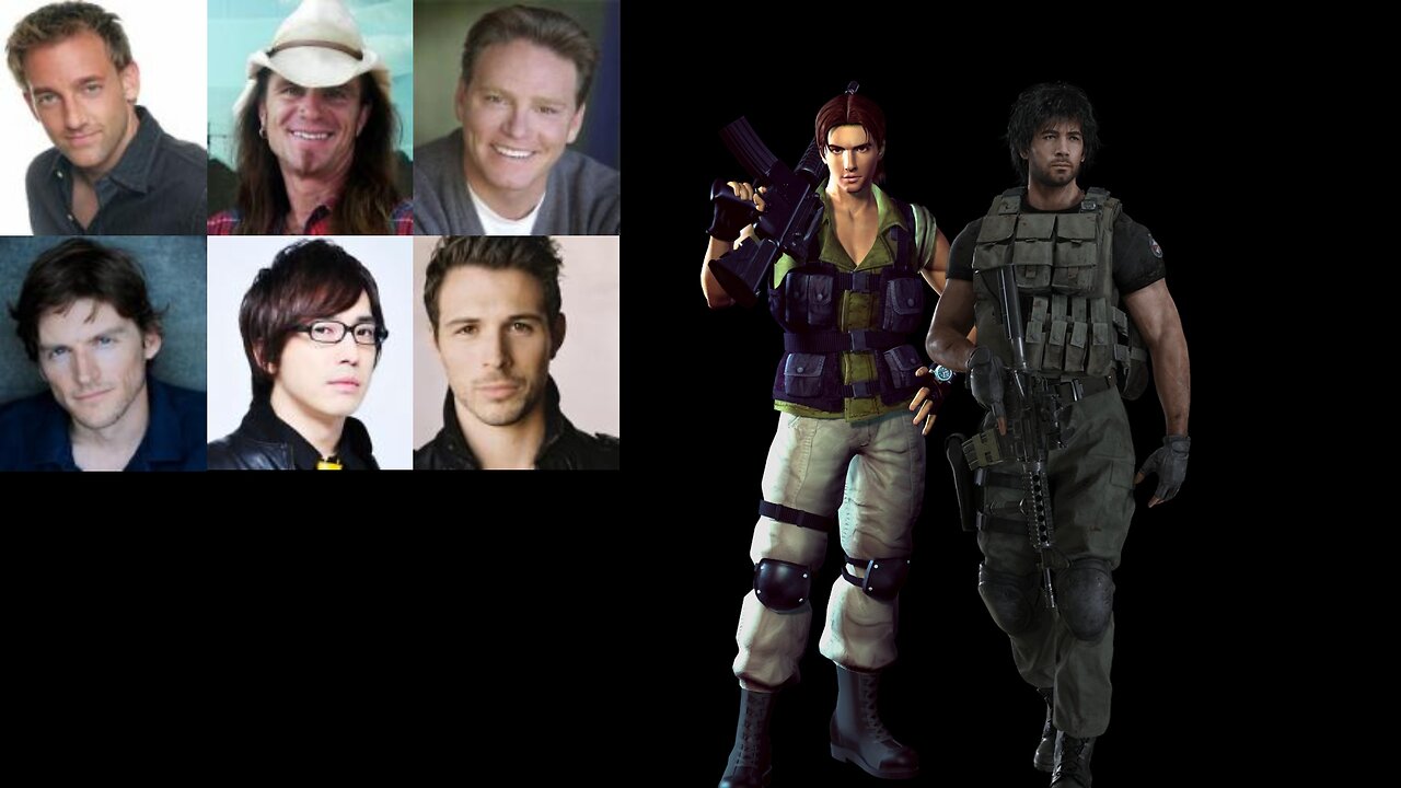Video Game Voice Comparison- Carlos Oliveira (Resident Evil)