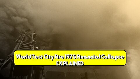 World Test City Fire: 1975 Financial Collapse EXPLAINED #UrbanHistory #EconomicDisaster