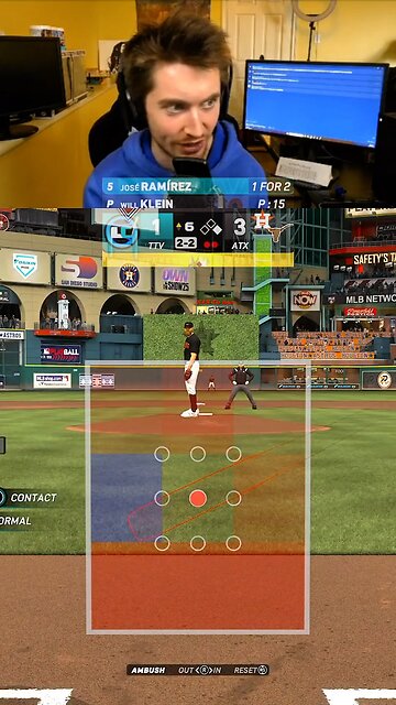 Jose Ramirez clutch hitting home run in MLB THE SHOW 25