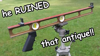 Modifying a Level to test vintage Stanley Level Sights