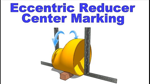 How to Accurately Mark the Center Line of an Eccentric Reducer