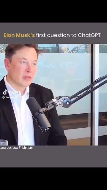 Elon Musk Answers Question What Would Be The First Question You Would Ask Chat GPT?