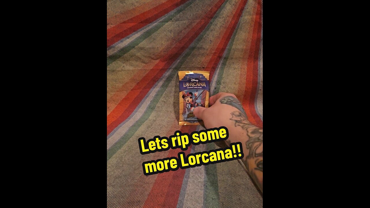 Lorcana Into The Inklands booster pack rip!