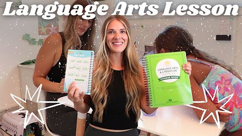 The Good And The Beautiful Kindergarten Language Arts Lesson|Do Lessons With Us!