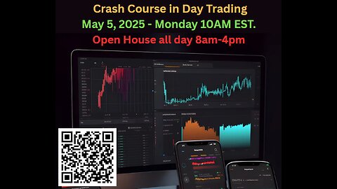 May 5th, 2025 BYOB Crash Course in Day Trading. For educational purposes only.