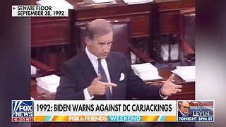Biden In 1992 Warns Against D.C. Carjackings