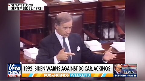 Biden In 1992 Warns Against D.C. Carjackings
			