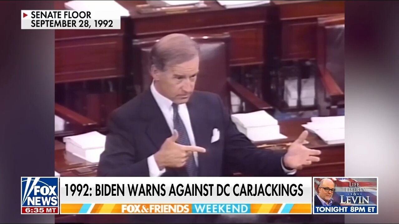 Biden In 1992 Warns Against D.C. Carjackings