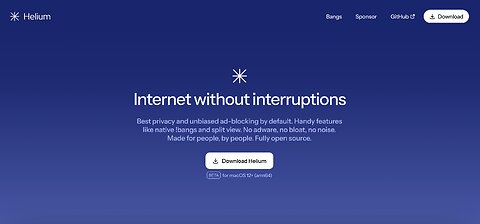 This is How to Download Helium browser On Mac OS