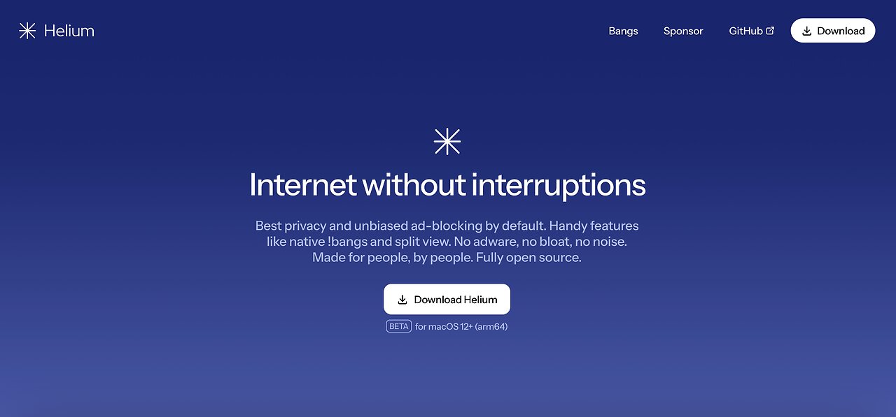 This is How to Download Helium browser On Mac OS