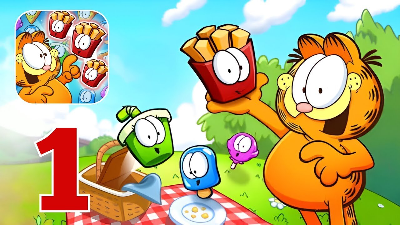 Garfield Snack Time - Gameplay Walkthrough | Part 1 (Android, iOS)