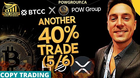 Another 40% Gain & 5/6 Winning Trades on BTCC Copy Trading Challenge!