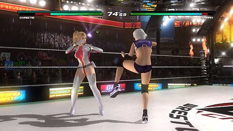 Hitomi + Christie vs Marie Rose + Sarah