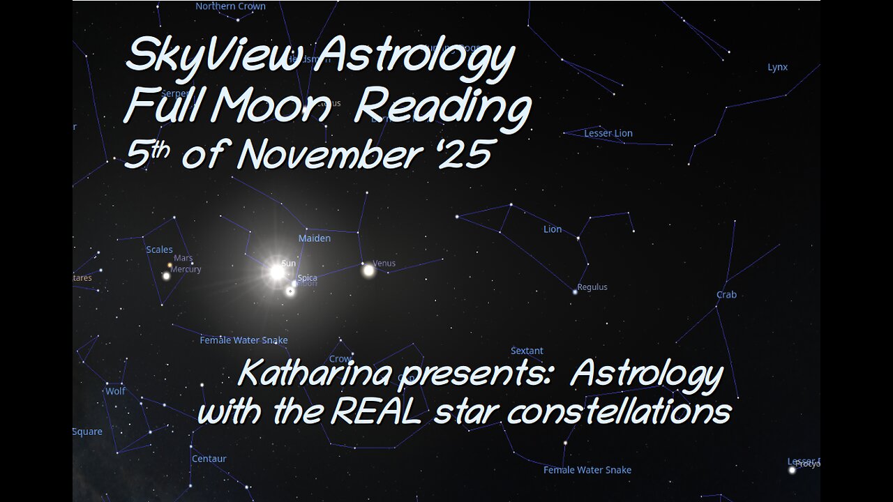 Full Moon Reading for Nov 5th, 2025