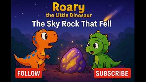 The Dailyyy Stories | Roary the Little Dinosaur | Episode 6 | The Sky Rock That Fell