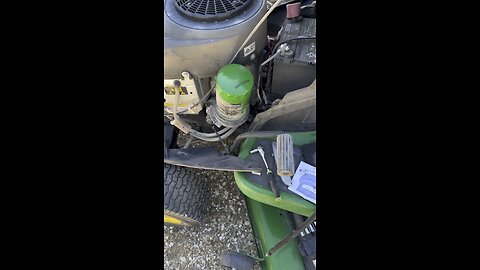 How to change an all-in-one oil and oil filter for John Deere S170
